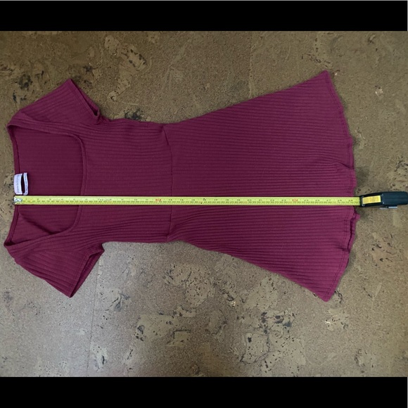 Pink Square Neck Dress - Picture 6 of 7